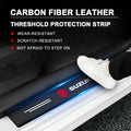 Carbon Fiber Car Door Sill Stickers 4pcs | Anti-Scratch | Premium Look