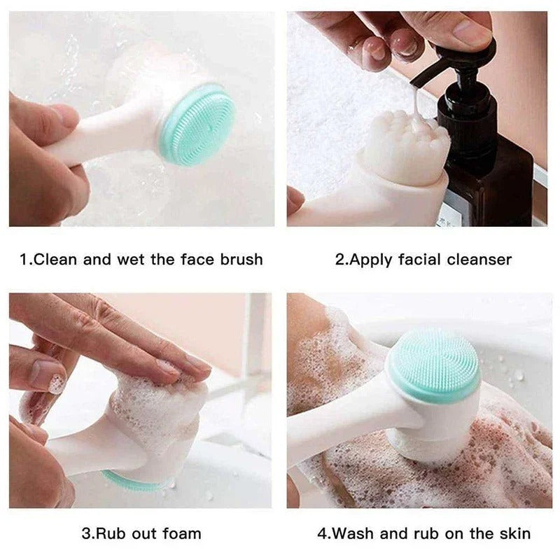 Portable Facial Cleansing & Massage Brush |