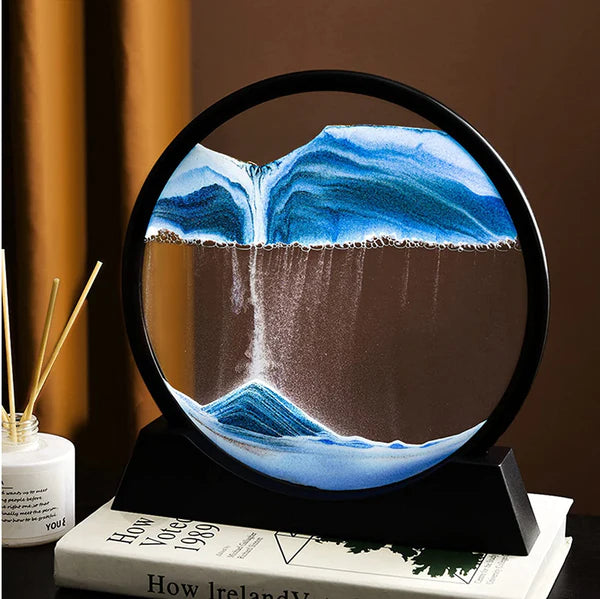 3D Moving Sand Art Frame | Relaxing Sandscape Decor