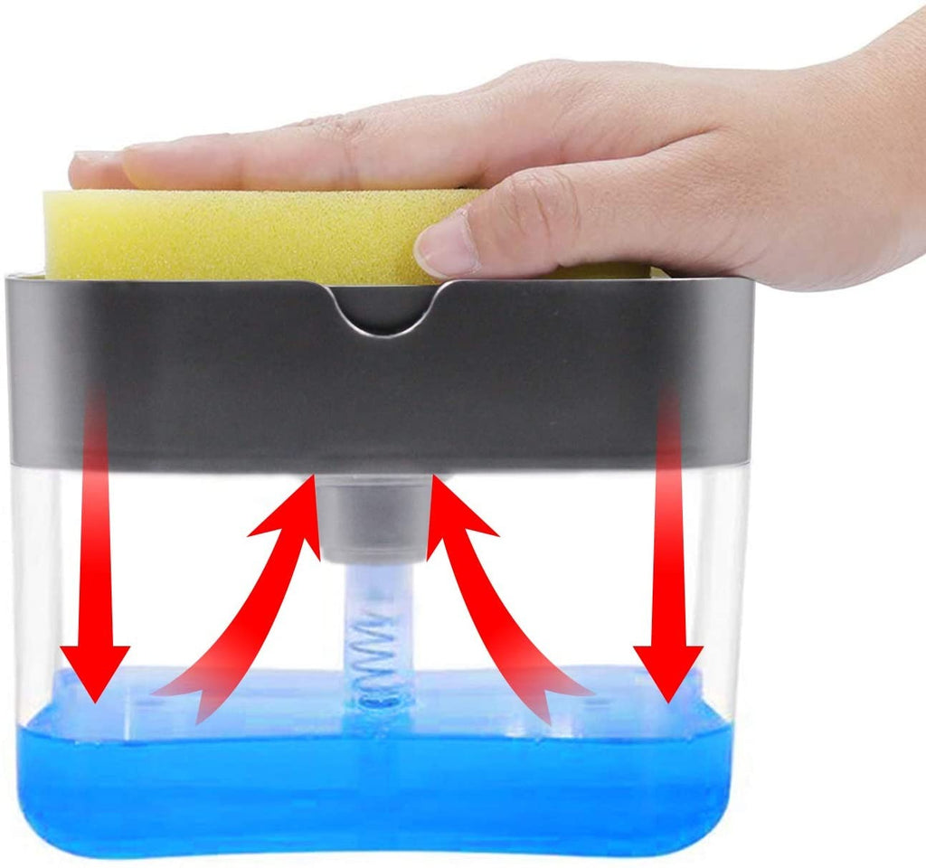 2-in-1 Soap Pump Dispenser – Kitchen Sink Liquid Soap Dispenser