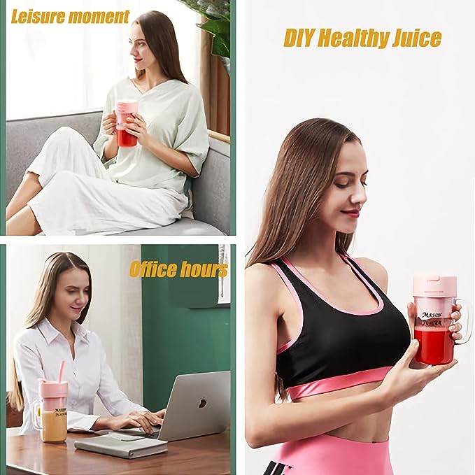 Mason Portable Mini juicer Blender With Straw Cup |