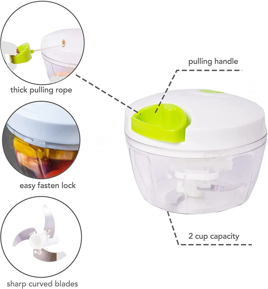 Mini chopper for kitchen