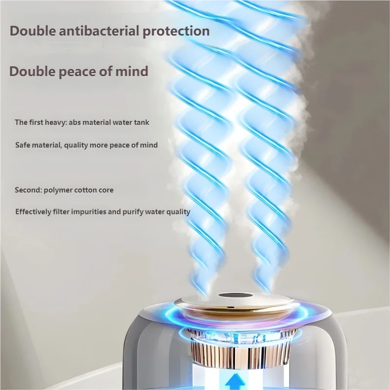 Portable USB Air Humidifier with LED Light | Cool Mist Mini Diffuser