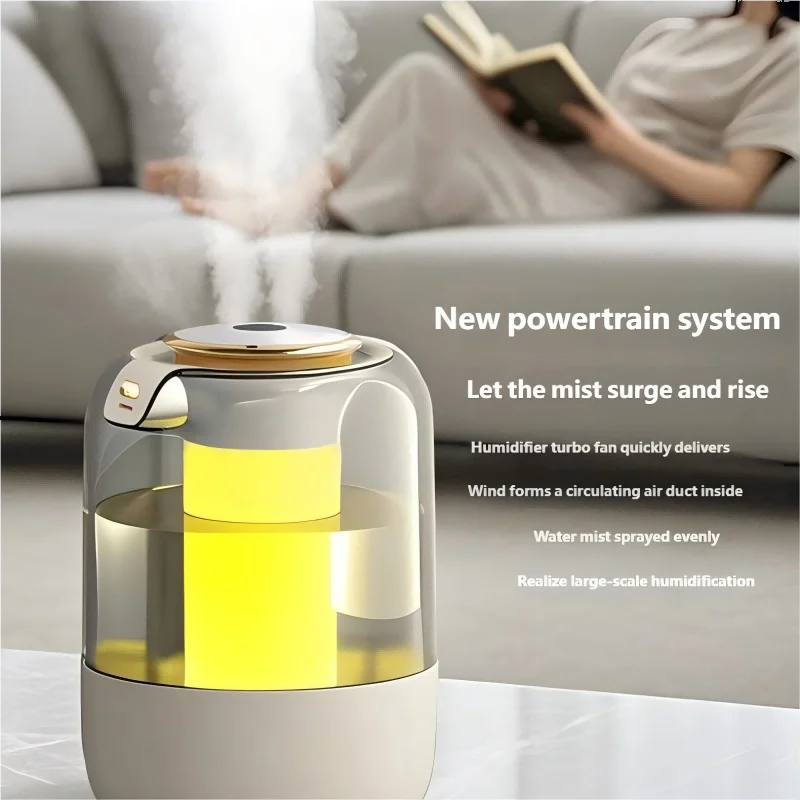 Portable USB Air Humidifier with LED Light | Cool Mist Mini Diffuser