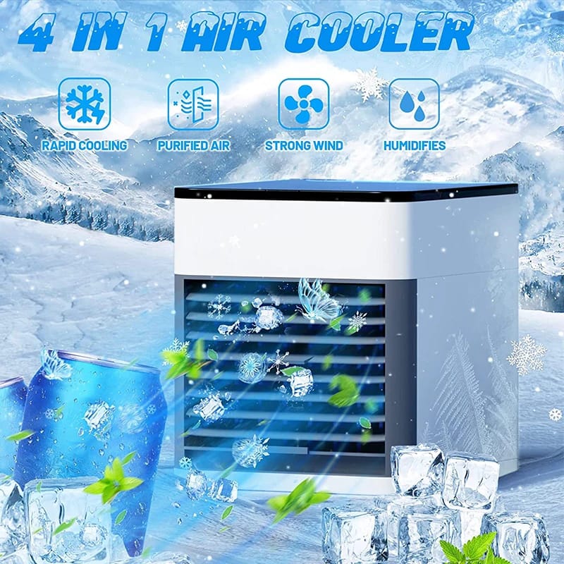 Water & Ice Air Cooler - USB Portable AC for Room