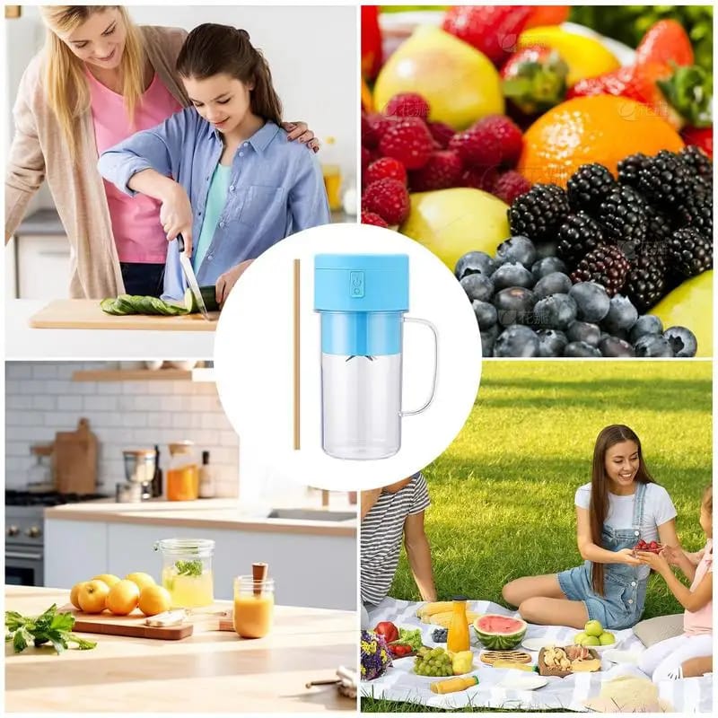 Mason Portable Mini juicer Blender With Straw Cup |