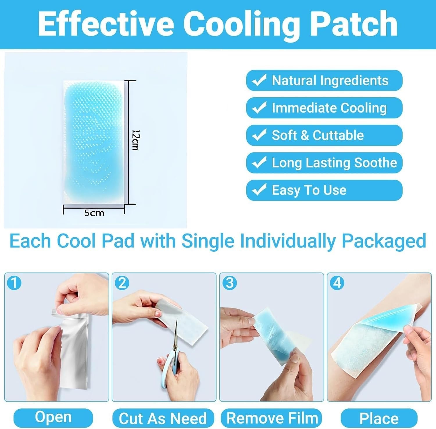 Migraine Cooling Patch | Pack of 6