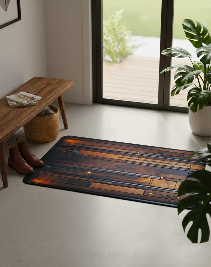 Anti-Slip Kitchen Floor Mat | Waterproof & Washable