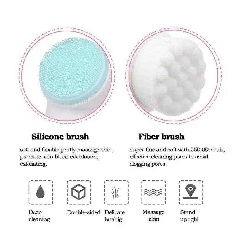 Portable Facial Cleansing & Massage Brush |