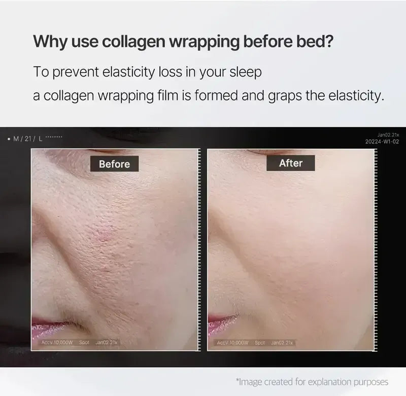 Medicube Collagen Overnight Wrapping Peel Off Facial Mask Pack 75ml Korean
