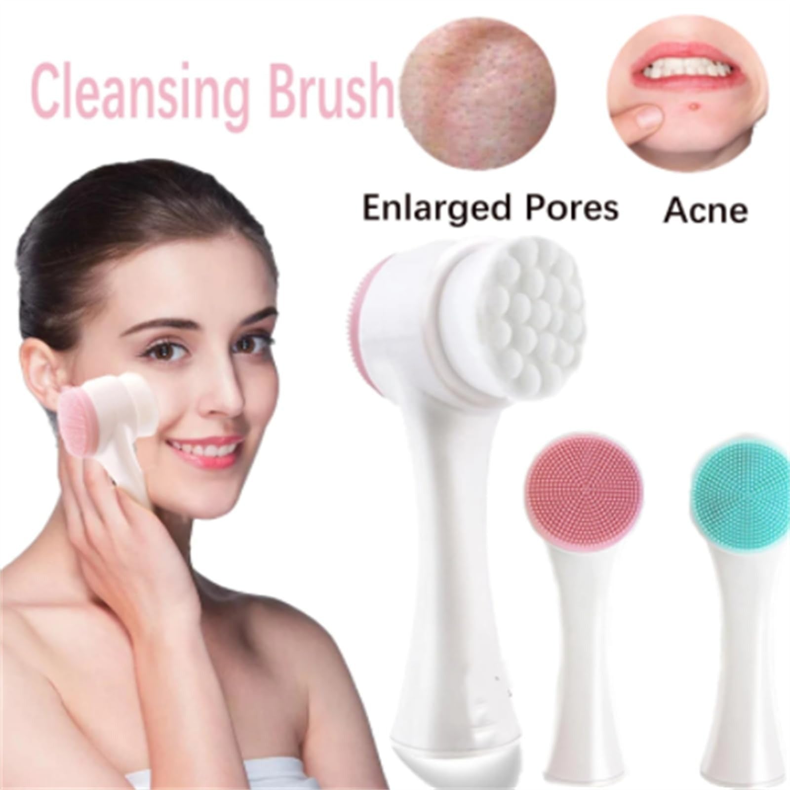 Portable Facial Cleansing & Massage Brush |