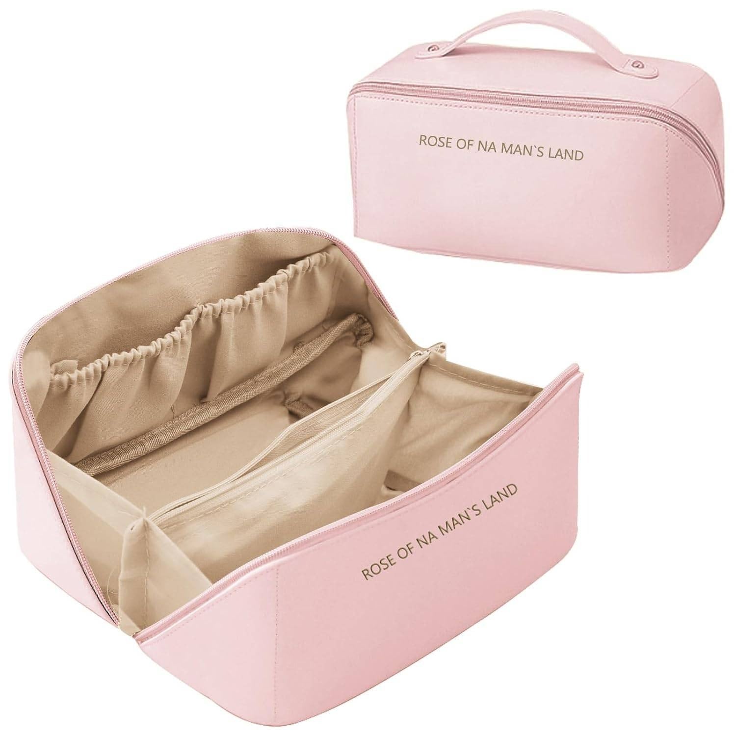 Large Capacity Travel Cosmetic Bag | Brown