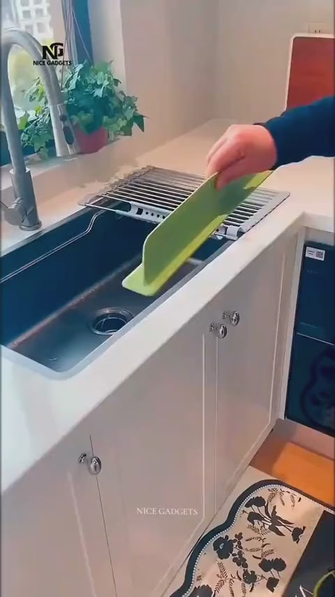14 Inch Silicone Sink Splash Guard - Kitchen Water Barrier