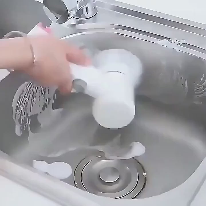 Electric Cleaning Brush 5 in 1 - USB Rechargeable