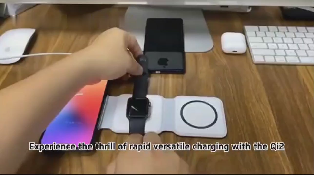 3 in 1 Magnetic Foldable Wireless Charging